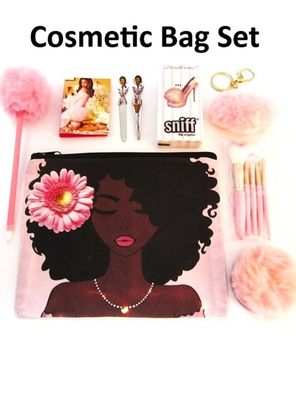 Cosmetic Bsg & Accessories 9 items NEW